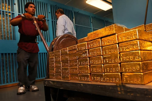 世界上黄金储存量最多的国家，美国黄金储量世界第一