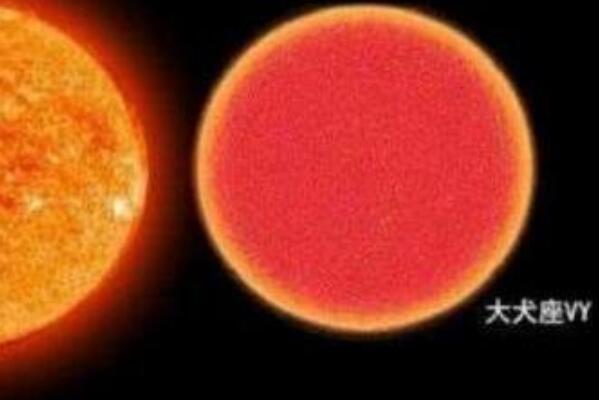 宇宙中最大的十颗恒星，天蝎座AH上榜，第二是光度最高的恒星之一