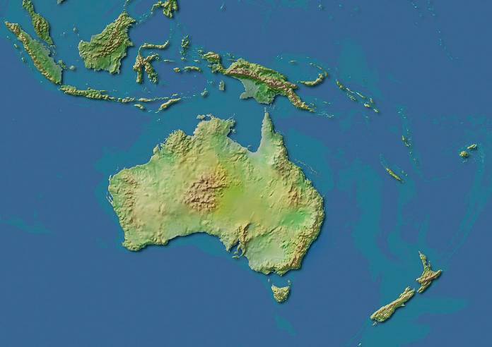 澳大利亚和新西兰实际距离很远