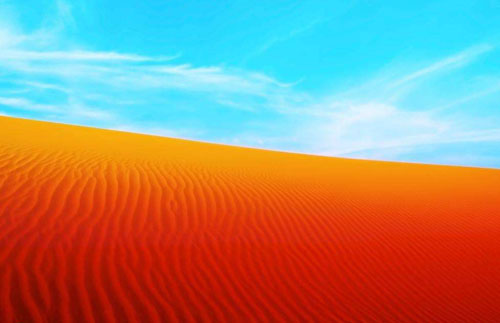 世界上有彩色的沙漠吗？