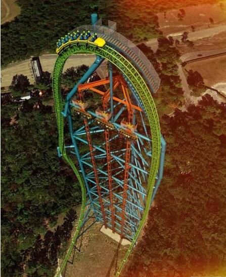 世界上最高的跳楼机,广州塔跳楼机玩心跳(484米/1秒落地)