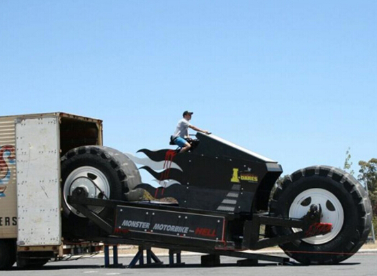 盘点世界上最大的摩托车，澳大利亚“摩托怪兽”（重14吨）