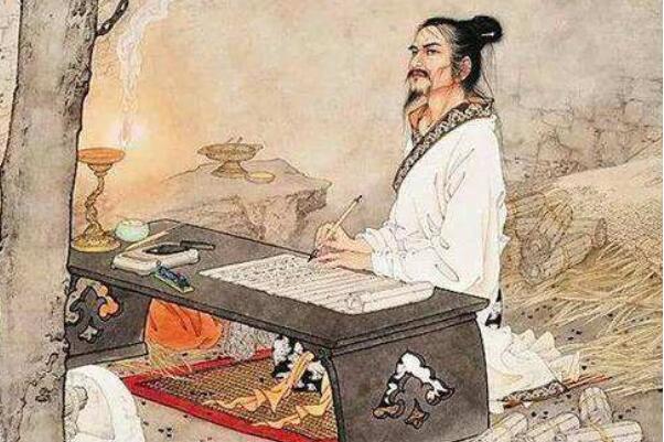 中国古代十大著名文学家，第一是道家代表人物，史学家排第三(司马迁