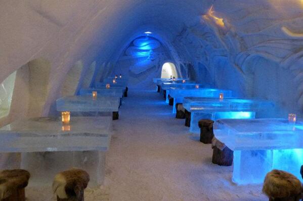 全球十大奇特餐厅 芬兰冰雪餐厅上榜，第八建在瀑布中