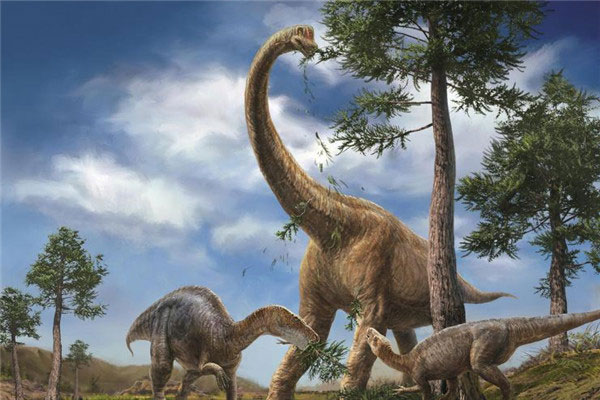 世界上最高最重的恐龙：腕龙高达15米重达30吨