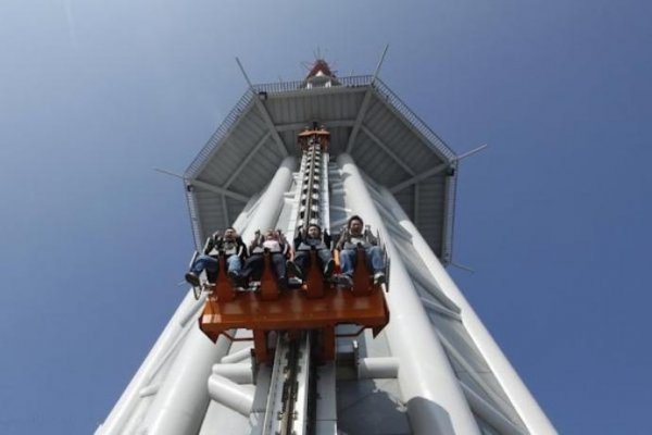 世界最高跳楼机排名：广州塔跳楼机高484米1秒落地