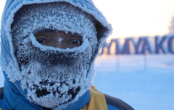 世界上最冷的马拉松比赛：零下63度，呼口气都能结冰