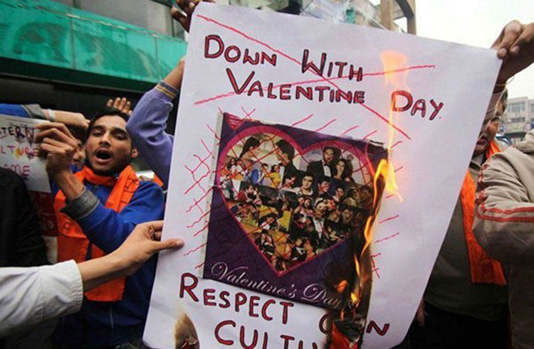 盘点禁止过情人节的国家：巴基斯坦和伊朗榜上有名