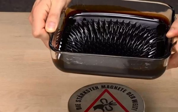 全球最神奇的“液体”：一碰到磁铁就长刺