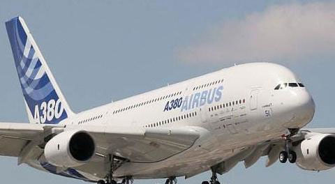 全球第一架客运飞机，空客A380可以容纳555个人