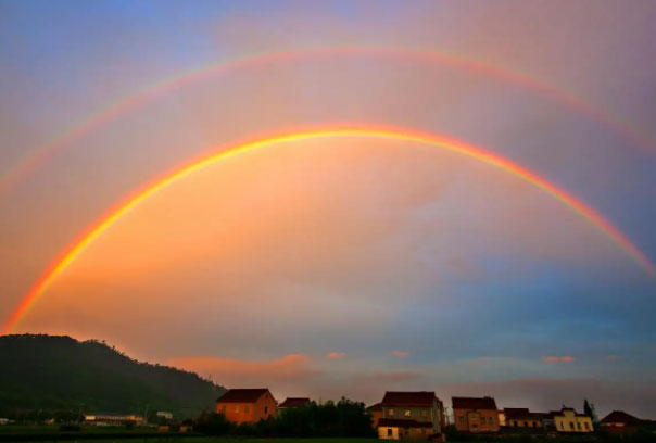 世界上最恐怖的彩虹：我国台湾上空现身时间达9小时
