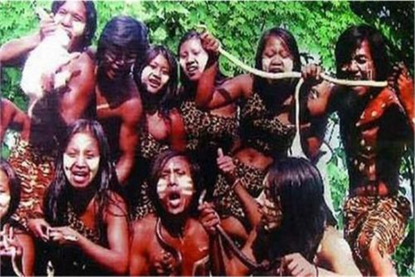 世界上最奇特的民族排行榜：印第安纯女性部落上榜