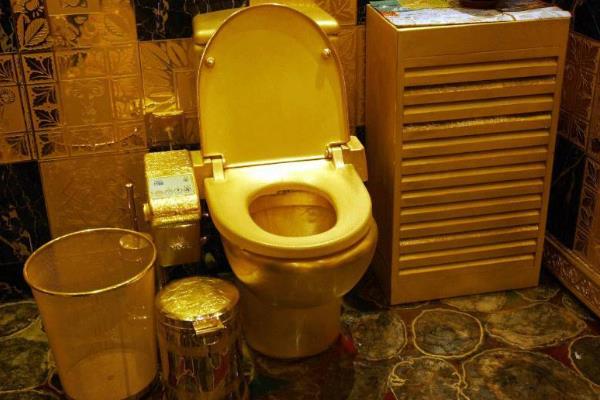 世界上最贵的马桶黄金马桶，价值250万美金
