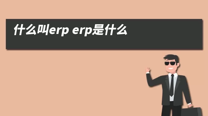 什么叫erp erp是什么