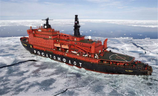 世界最大核动力破冰船：长173.3米，宽34米