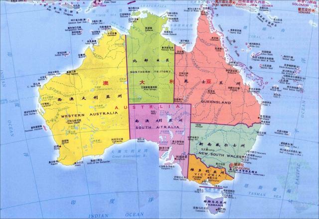 大洋洲14个国家面积排名：新西兰仅第三，澳大利亚排第一