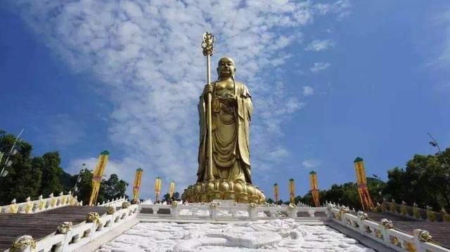 中国最高的地藏菩萨像：高达84米，造价15亿