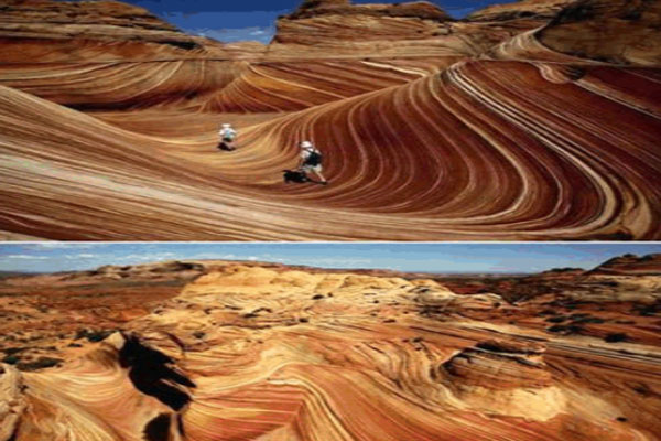 全球最美的十大自然地质奇观，美国波纹岩入榜