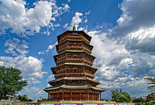 世界现存最高大的木塔